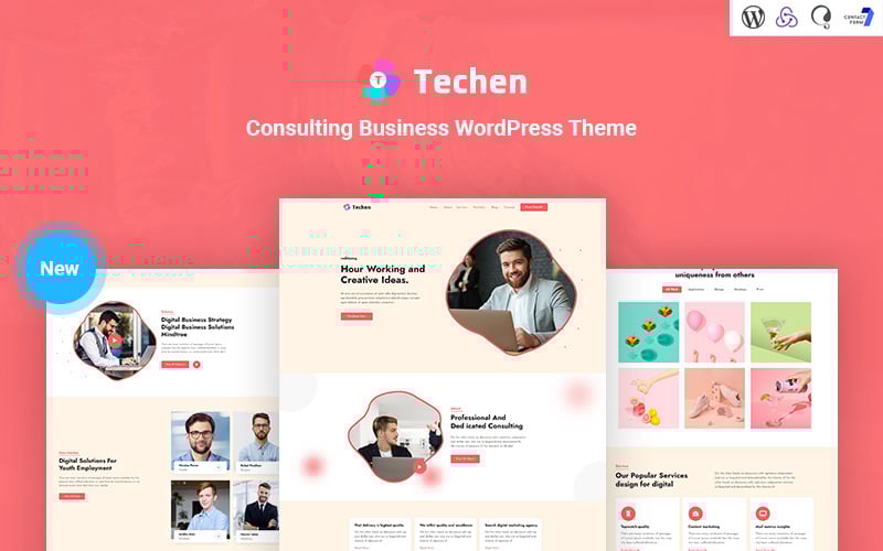 techen consulting business responsive wordpress theme original