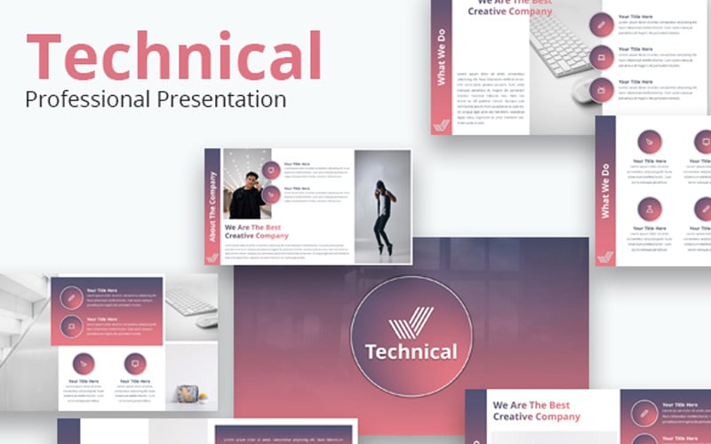 technical powerpoint template original