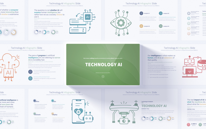 technology ai powerpoint template original