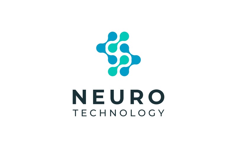 technology neural connection logo original