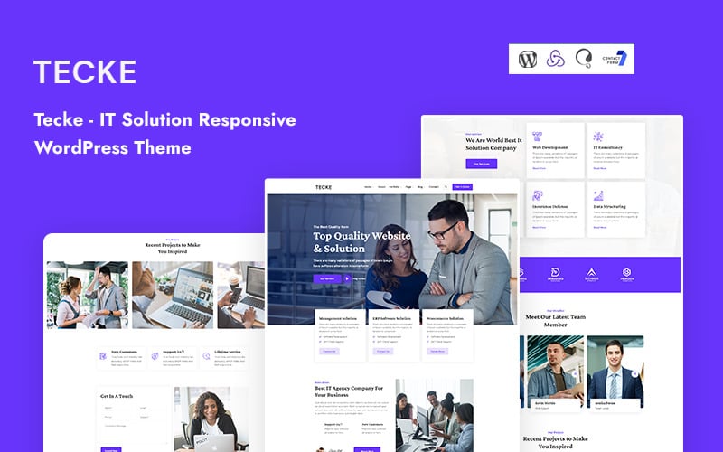 tecke it solution wordpress theme original