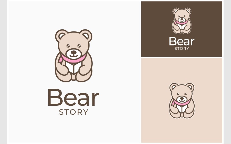 teddy bear story cute illustration original