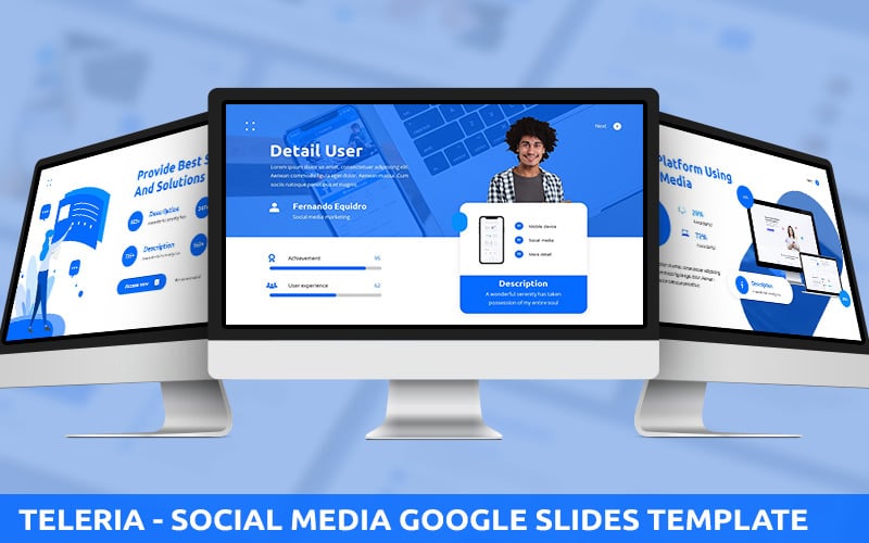 teleria social media powerpoint template original