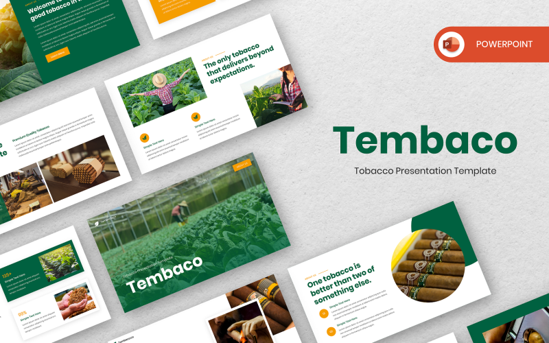 tembaco tobacco powerpoint template original
