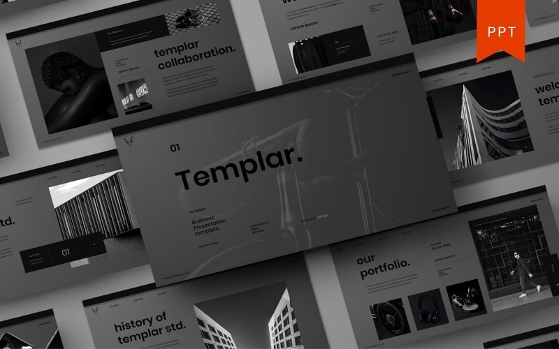 templar business powerpoint template original