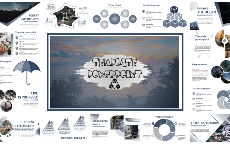 template powerpoint design multipurpose creative and modern original