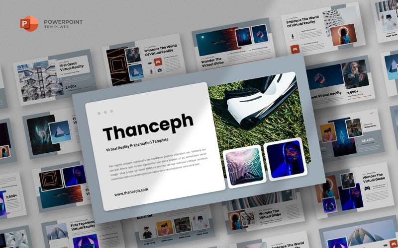 thanceph virtual reality powerpoint template original