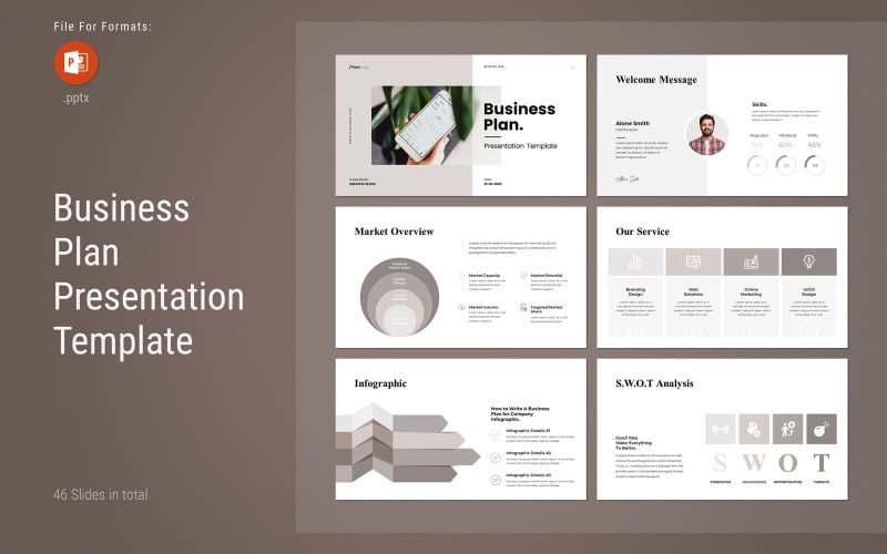 the best business plan powerpoint template original