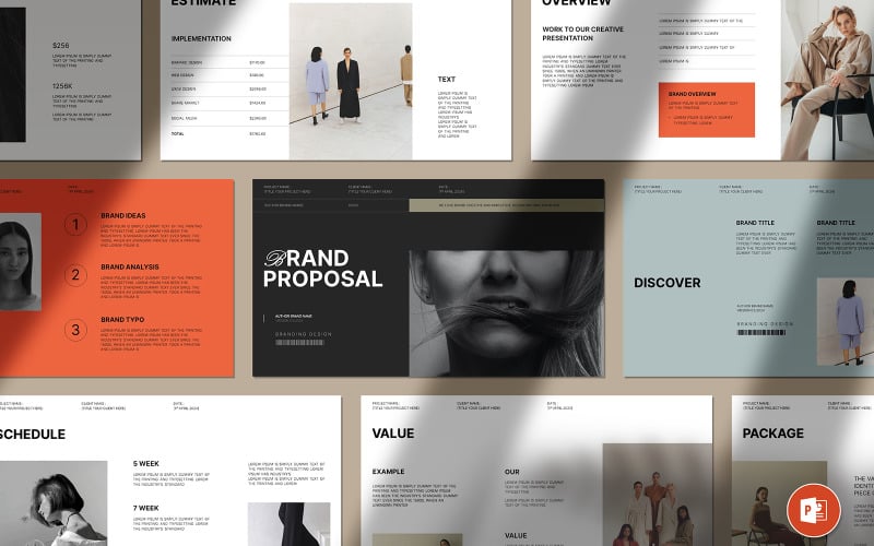 the brand proposal powerpoint presentation original