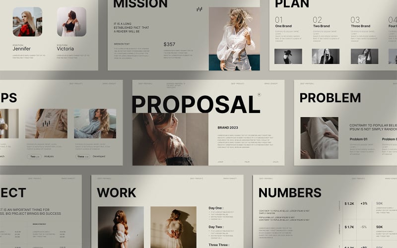 the brand proposal presentation template original