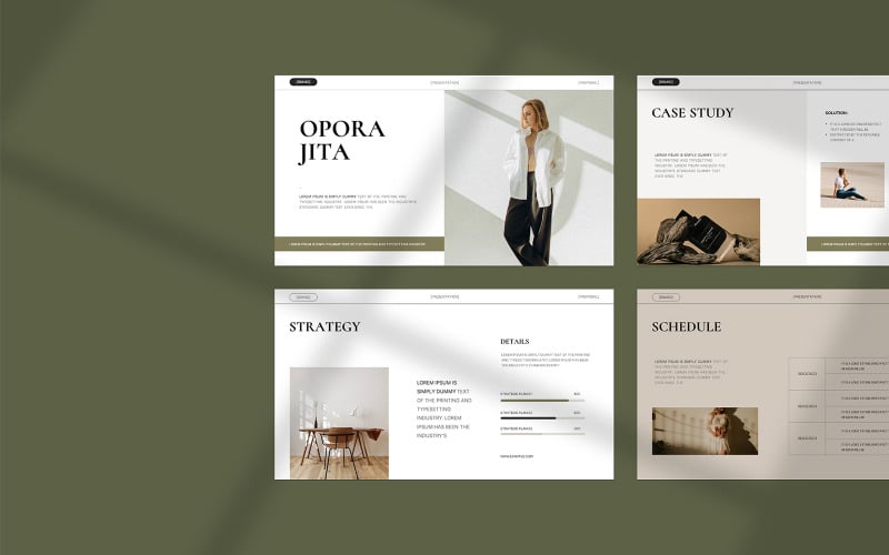 the brand proposal template layout original