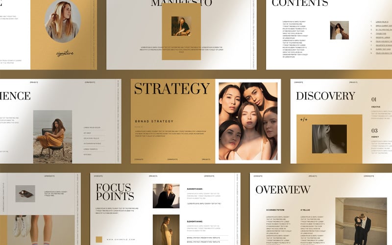 the brand strategy presentation template original