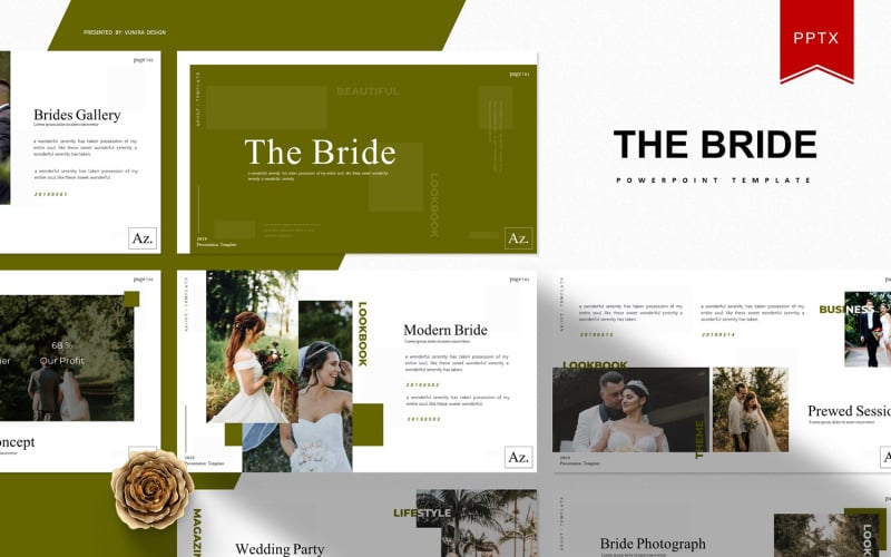 the bride powerpoint template original
