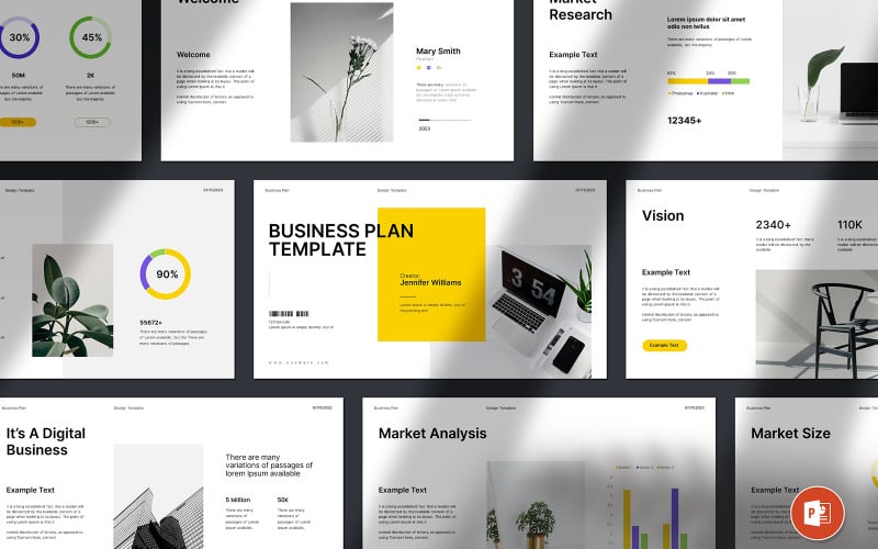 the business plan powerpoint presentation original