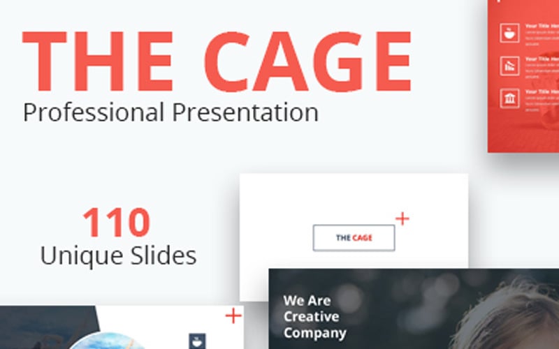 the cage multipurpose powerpoint template original