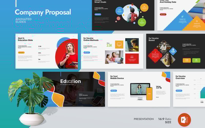 the education powerpoint presentation layout original