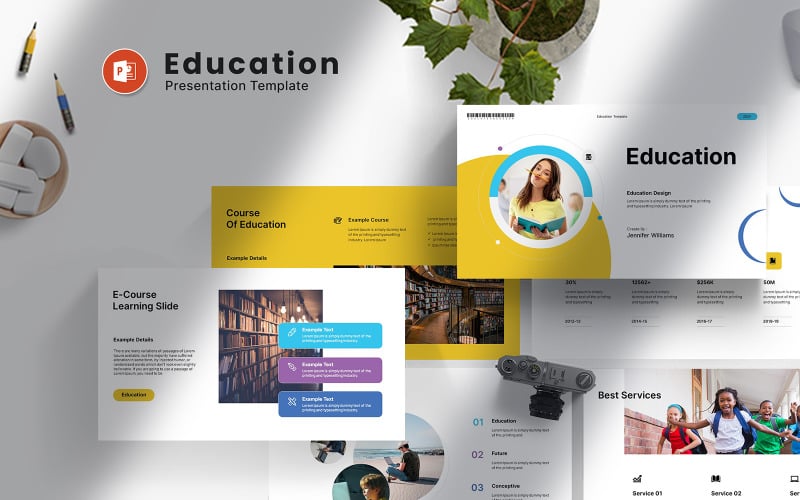 the education powerpoint presentation template original