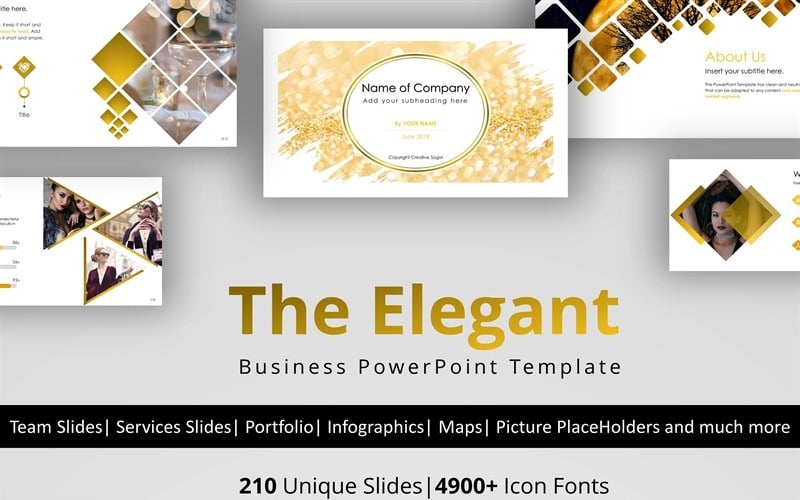 the elegant powerpoint template original