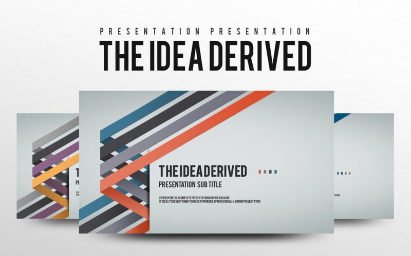 the idea derived powerpoint template original