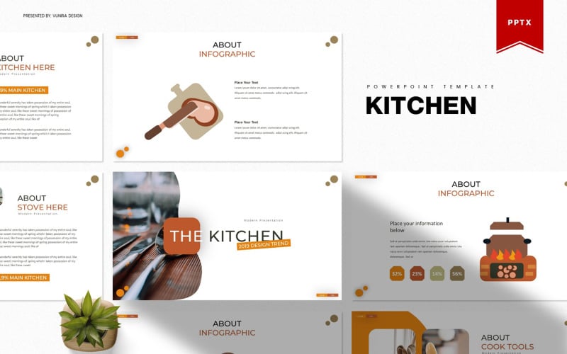 the kitchen powerpoint template original