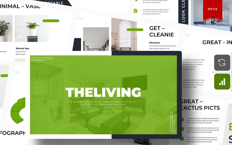 the living powerpoint template original