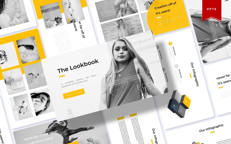 the lookbook powerpoint template original