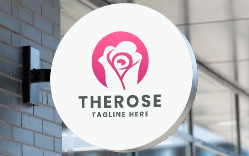 the rose pro logo template original