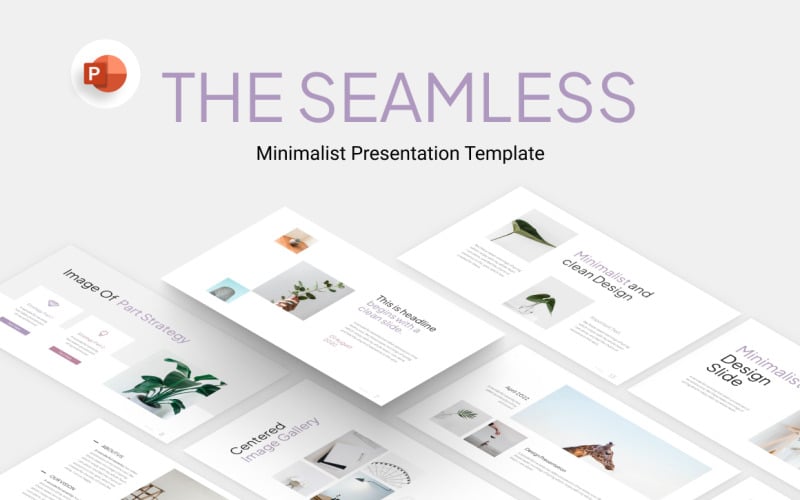 the seamless minimalist powerpoint template original