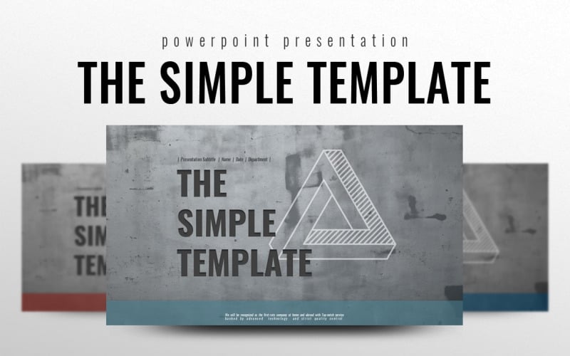 the simple powerpoint template original