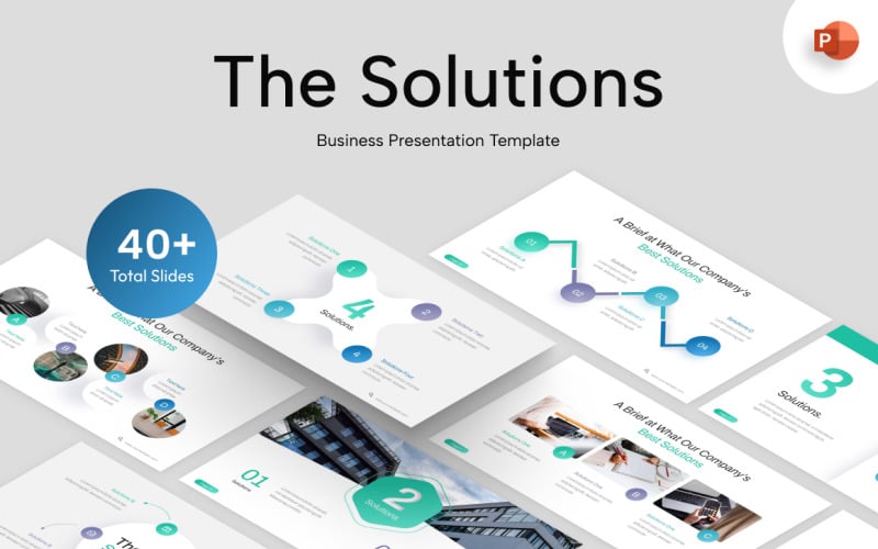 the solutions business powerpoint template original