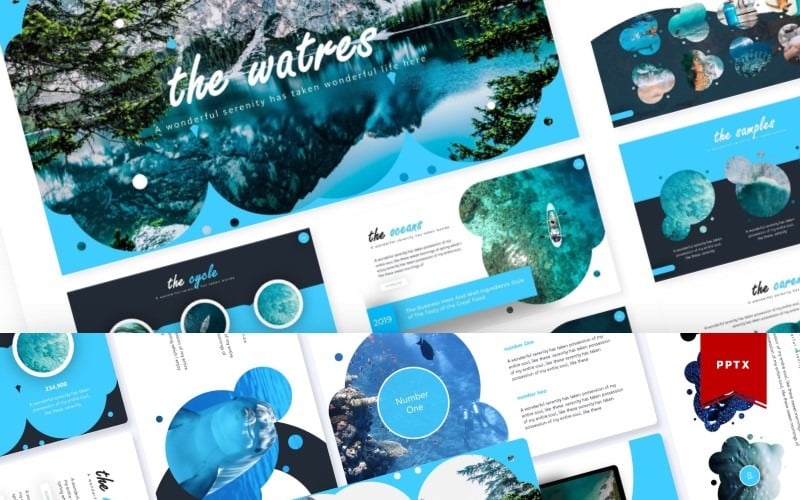 the waters powerpoint template original