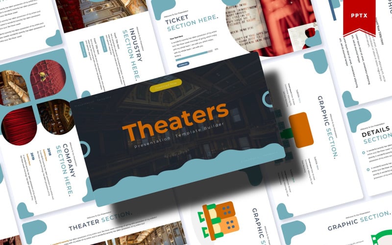 theaters powerpoint template original