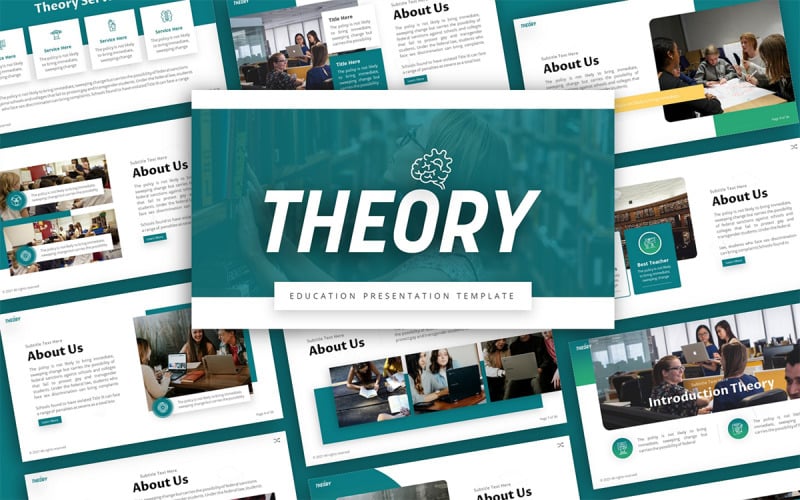 theory education multipurpose powerpoint presentation template original