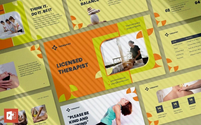 therapist presentation powerpoint template original