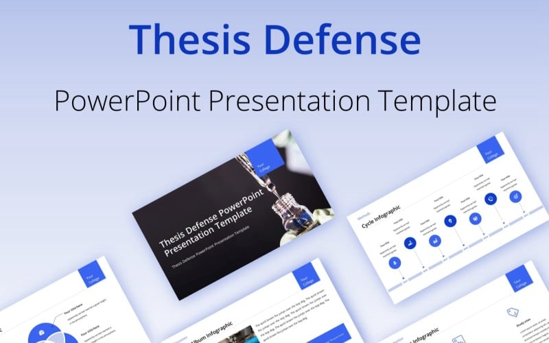 thesis defense powerpoint presentation template original