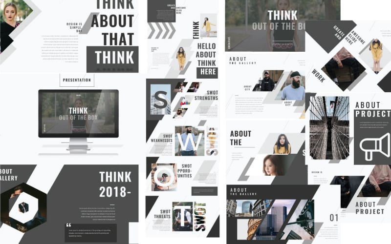 think presentation powerpoint template original