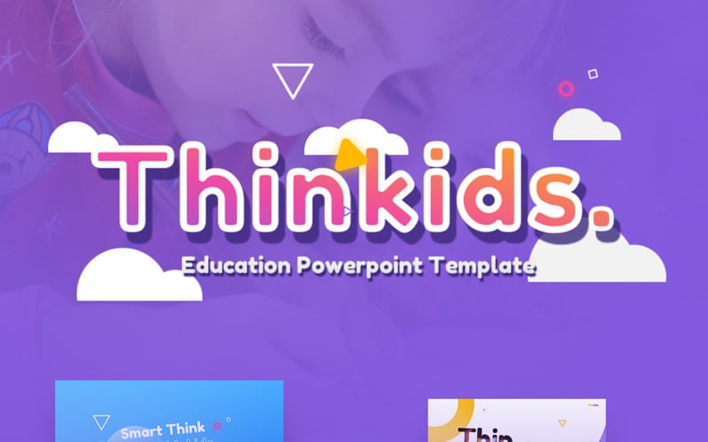 thinkids fun games education powerpoint template original