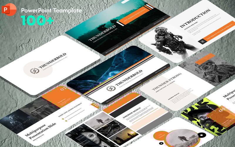 thunder bold powerpoint presentation template original