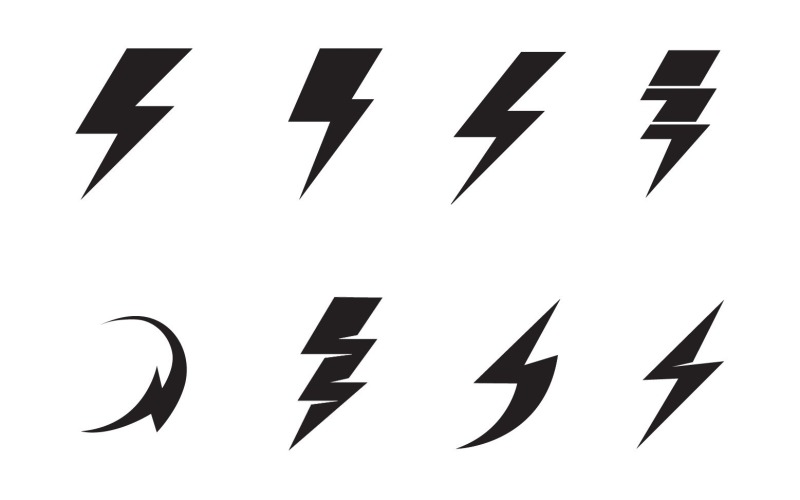 thunderbolt logo aand symbol vector v original