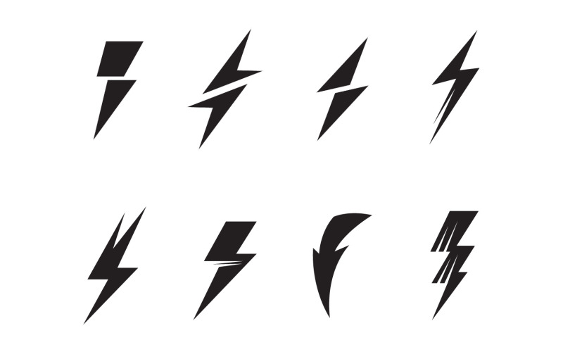 thunderbolt logo aand symbol vector v original