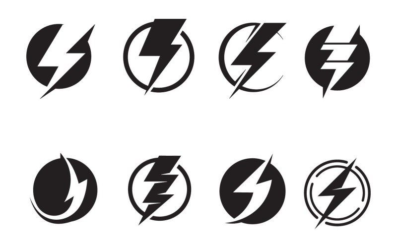 thunderbolt logo aand symbol vector v original