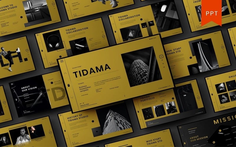 tidama business powerpoint template original