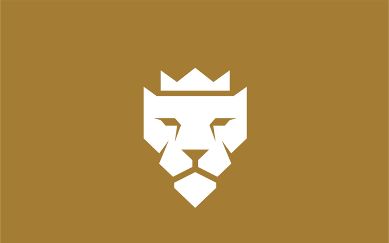 tiger king vector logo template original