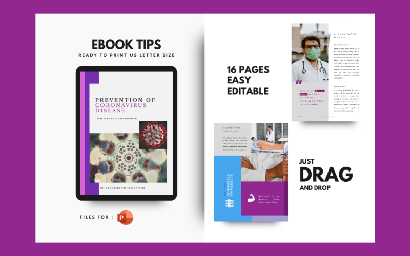 tips for prevention of virus presentation powerpoint template original