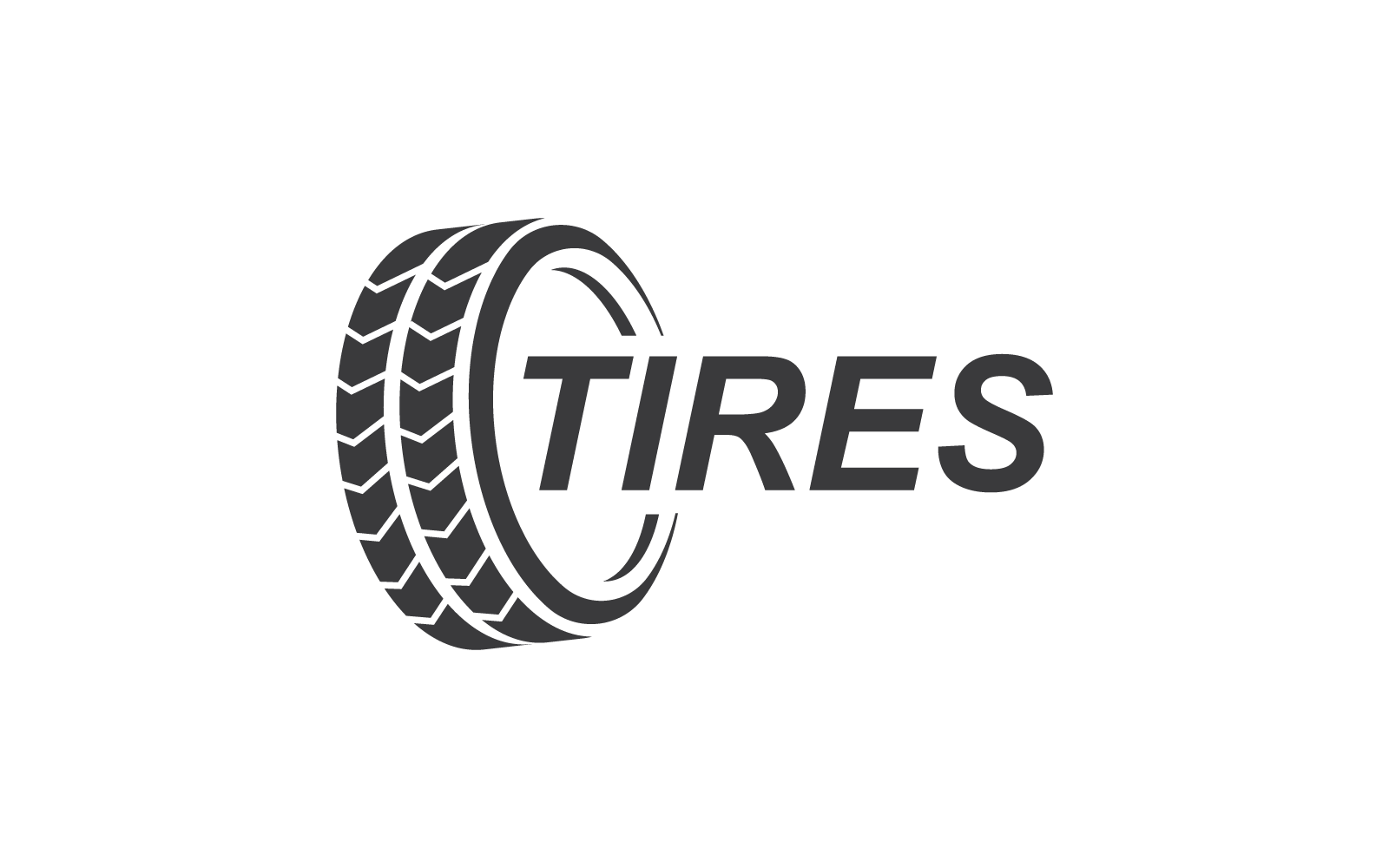 tires illustration logo vector flat design template original