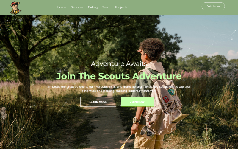 tishboyscouthtml boy scout html template original