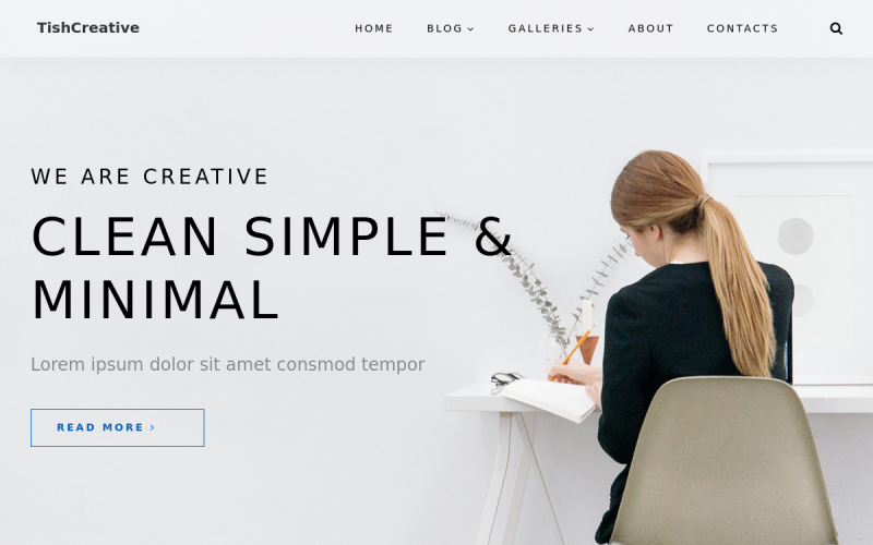 tishcreative creative agency wordpress theme original
