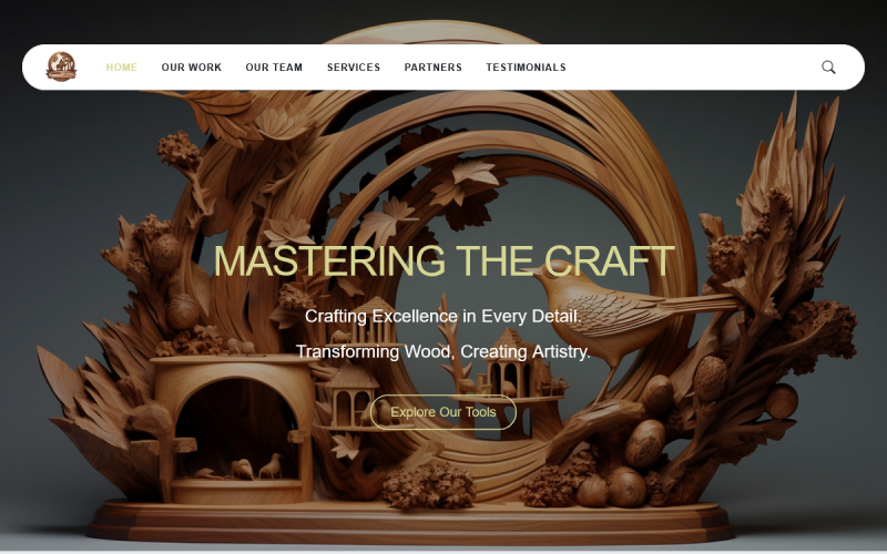 tishwoodworkinghtml woodworking html template original