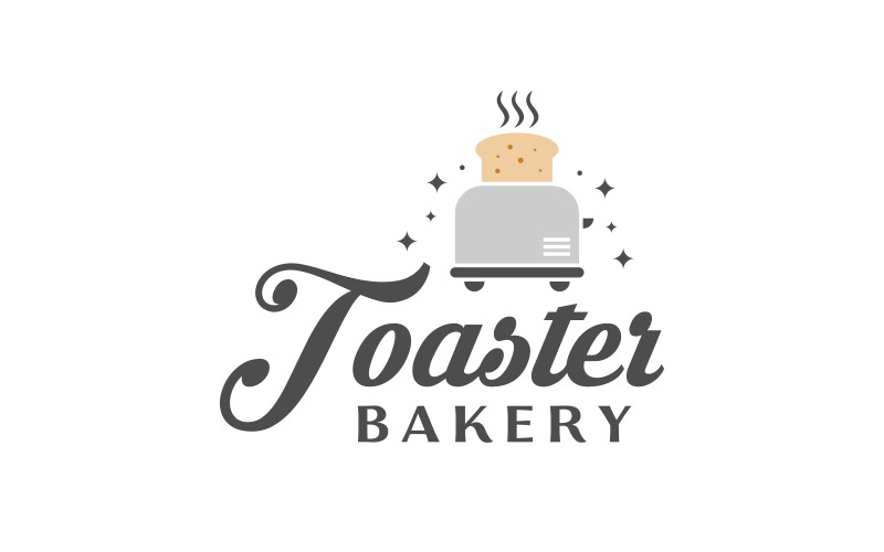 toaster bread bakery cooking logo original