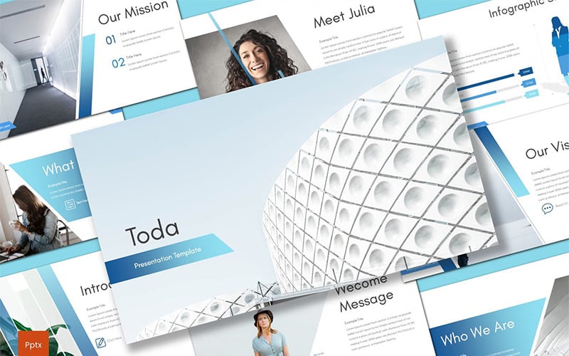 toda powerpoint template original